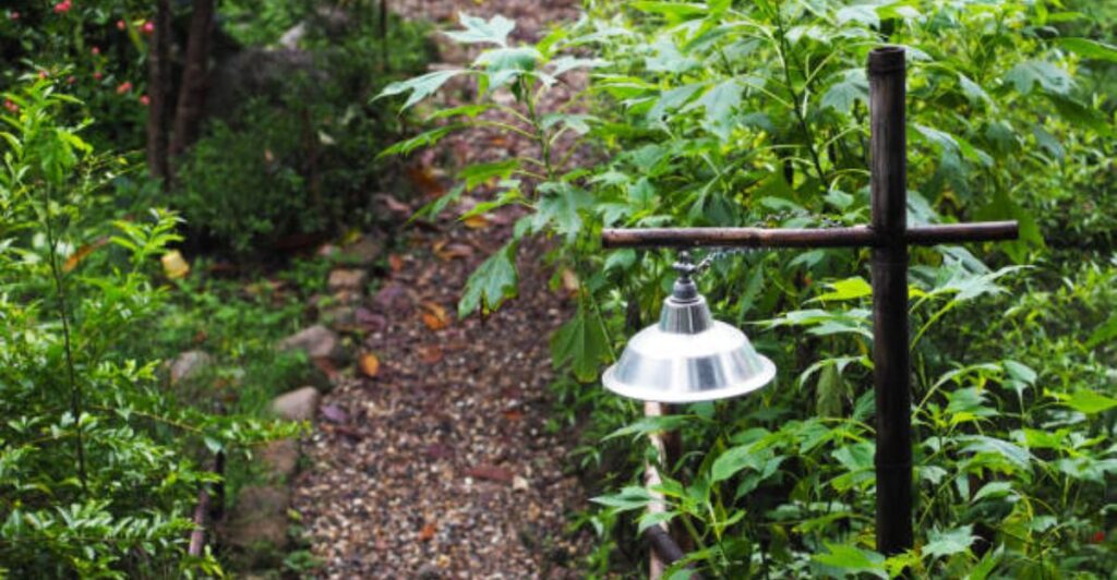 7 Creative Ways to Install Lantern Poles with Twigs & Bamboo Skewers