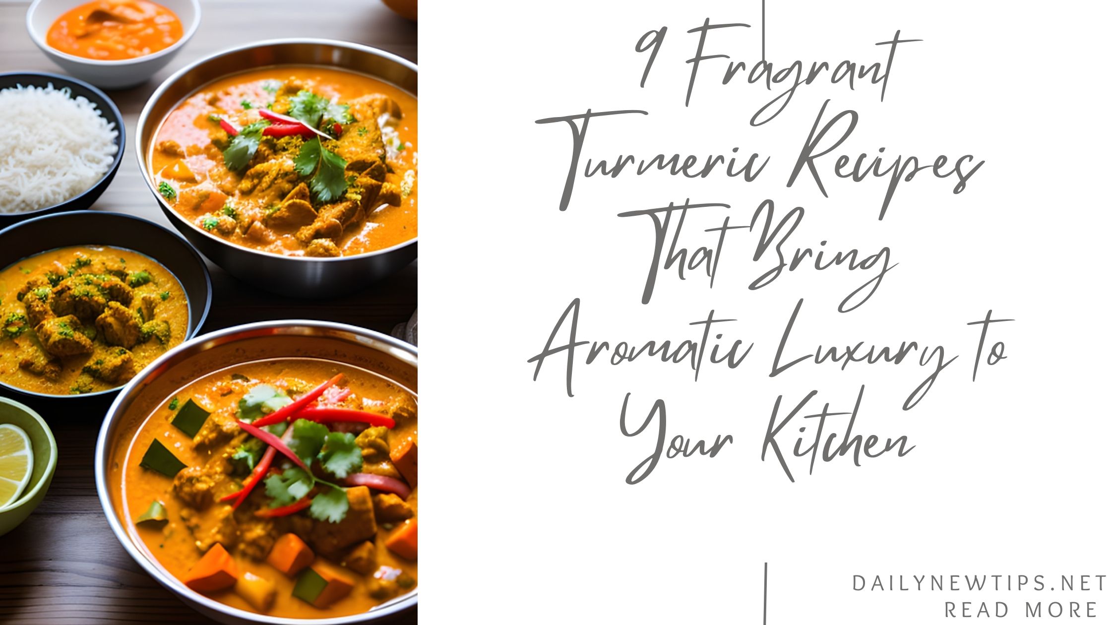 9 Fragrant Turmeric Recipes That Bring Aromatic Luxury to Your Kitchen