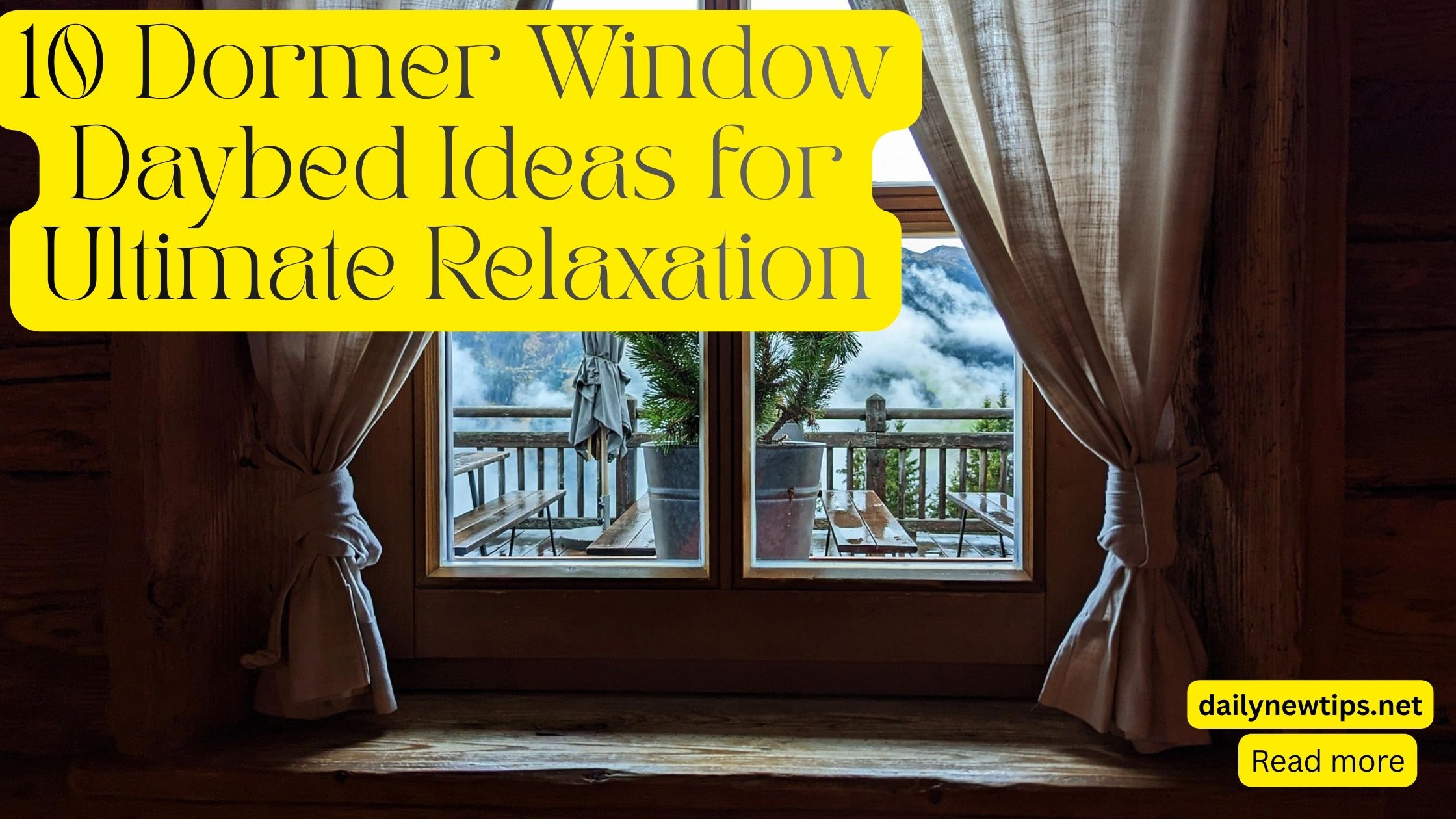 10 Dormer Window Daybed Ideas for Ultimate Relaxation