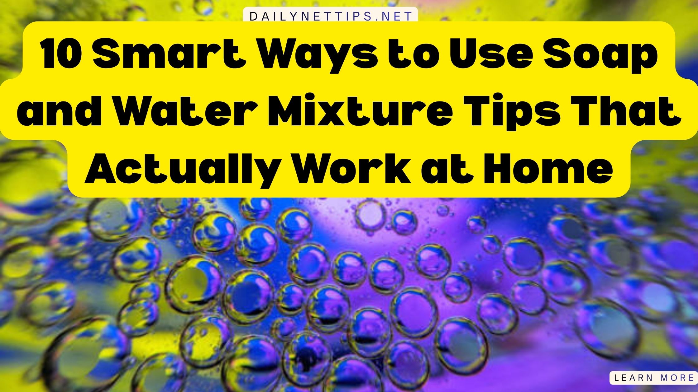 Soap and water mixture being used to clean kitchen surfaces at hom