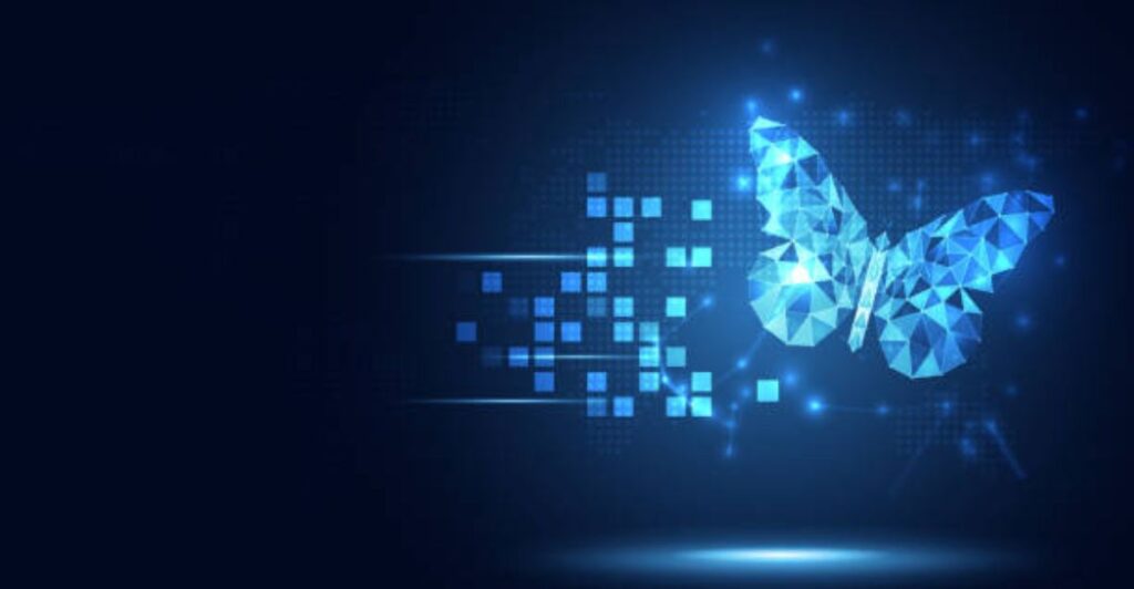 Creative plastic spoon butterfly design for living room walls