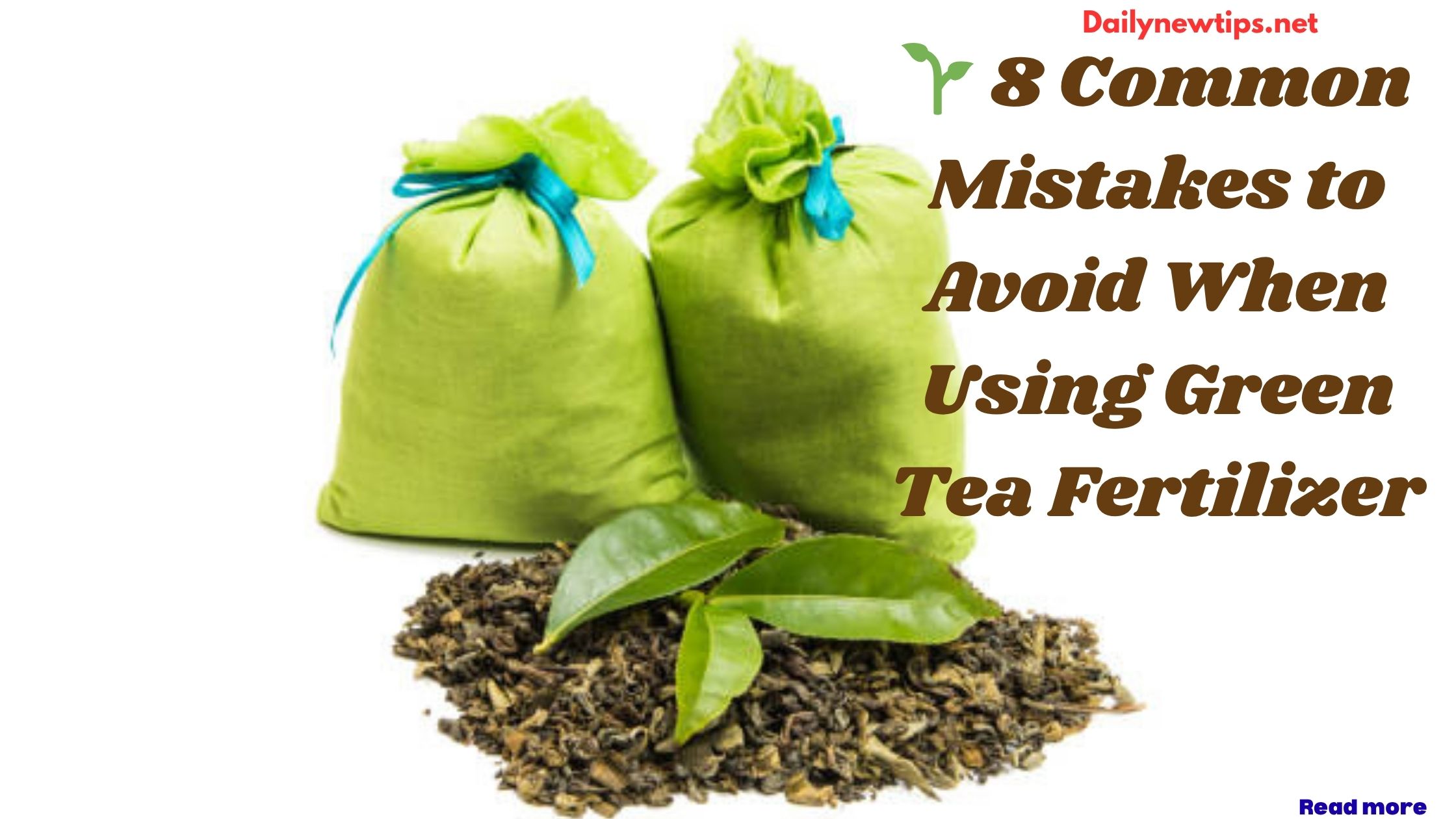 🌱 8 Common Mistakes to Avoid When Using Green Tea Fertilizer