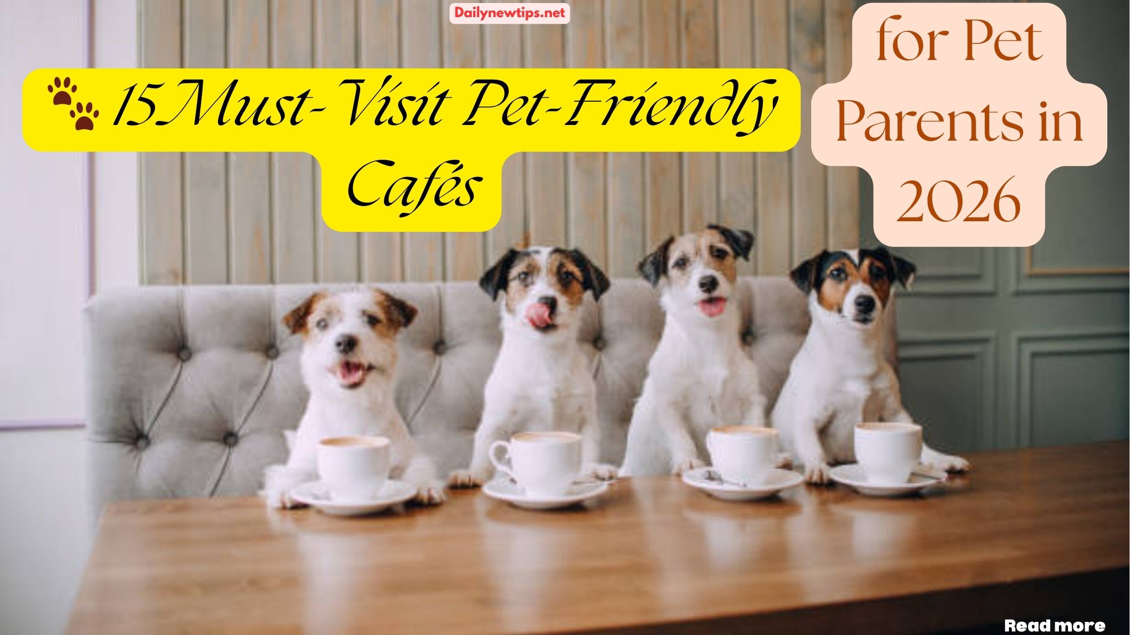 🐾 15 Must-Visit Pet-Friendly Cafés for Pet Parents in 2026