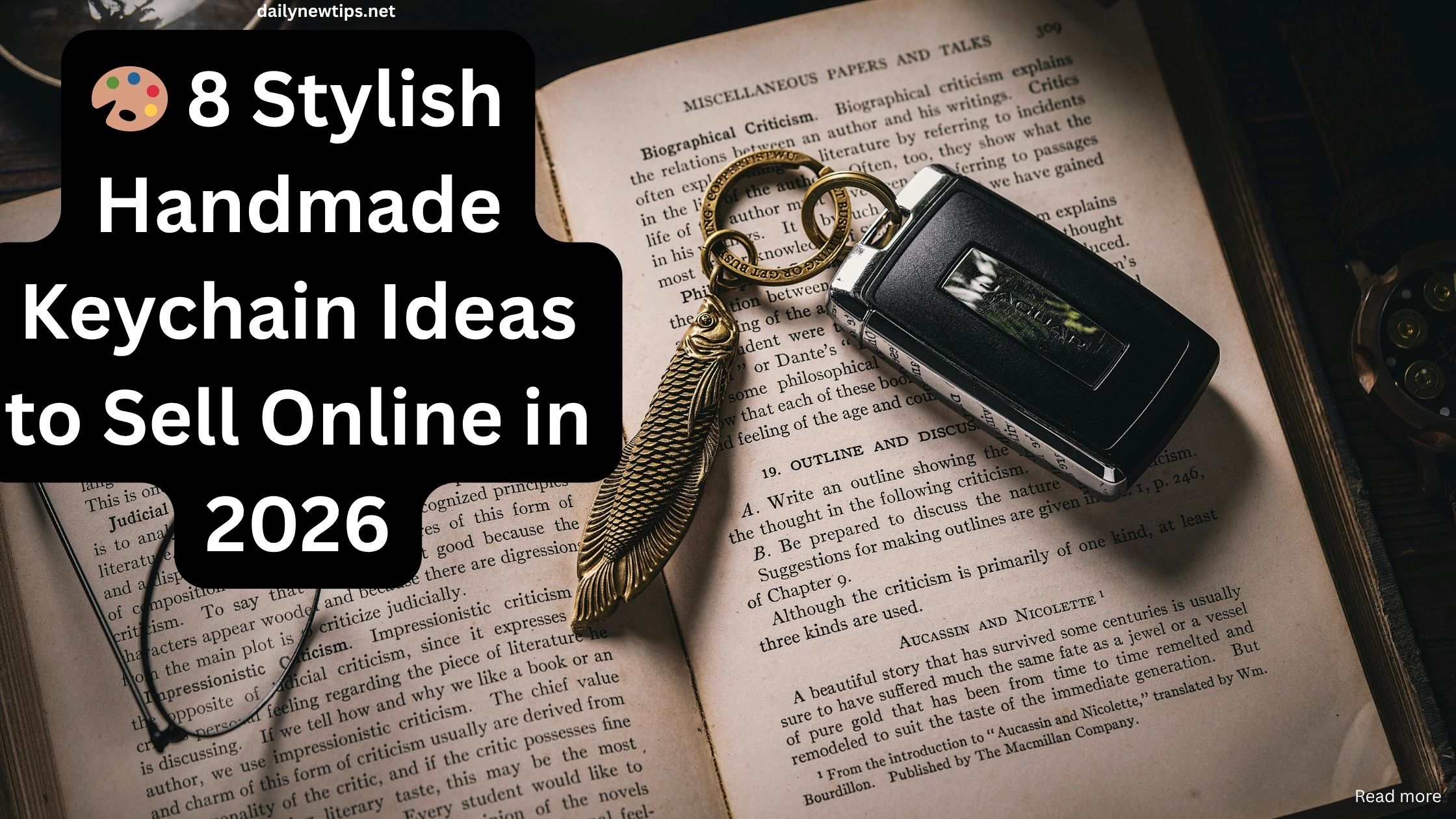 ๐จ 8 Stylish Handmade Keychain Ideas to Sell Online in 2026
