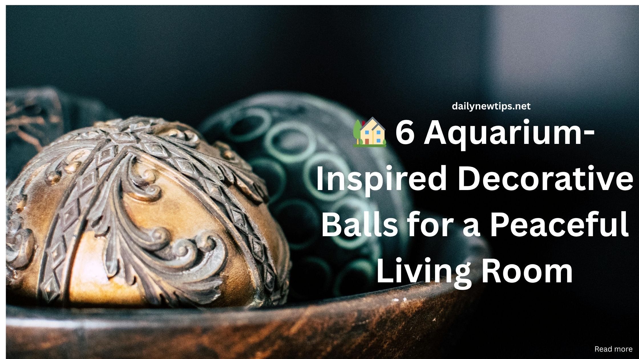 🏡 6 Aquarium-Inspired Decorative Balls for a Peaceful Living Room