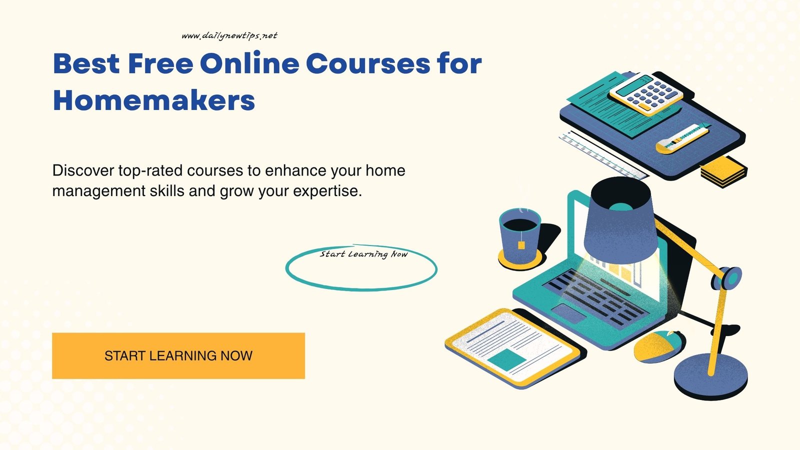 12 Best Free Online Courses for Homemakers to Learn New Skills from Home in 2026