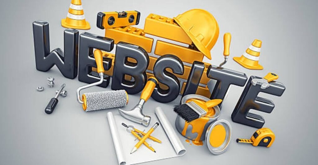 Web designer building a fast, secure, and mobile-responsive website with the latest design trends.