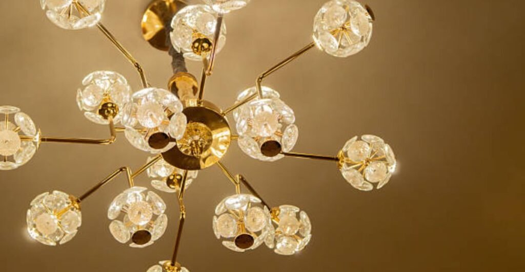 Elegant gold and velvet living room decor for a luxurious home