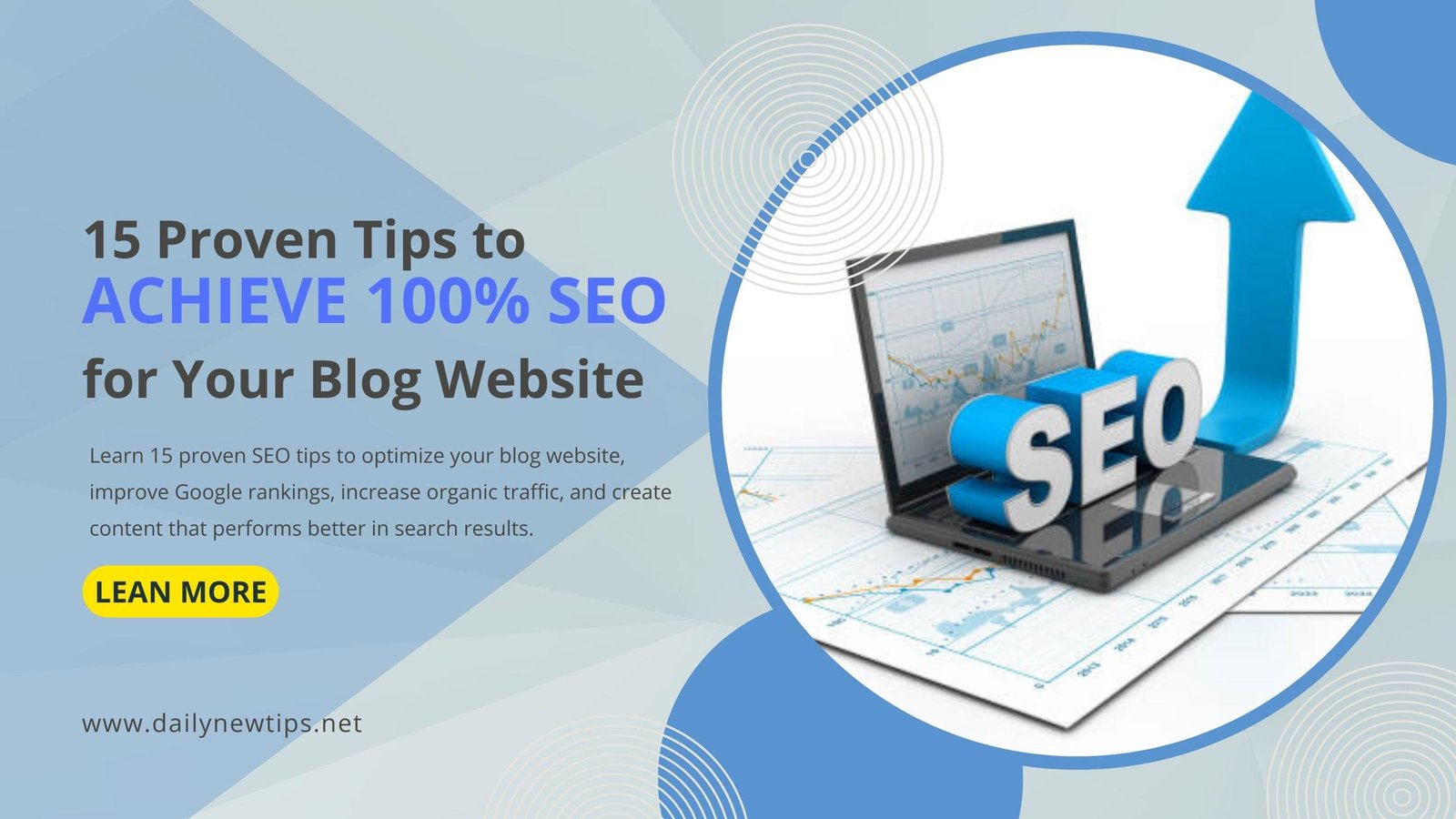 15 Proven Tips to Achieve 100% SEO for Your Blog Website