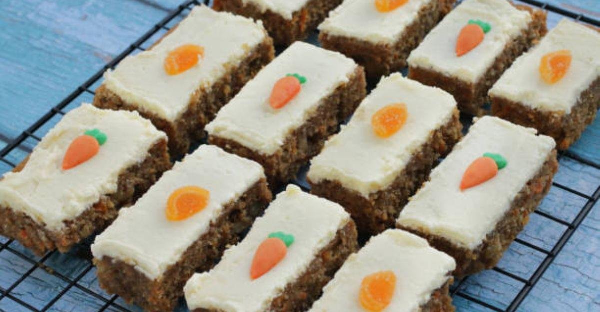 Healthy carrot walnut cake made with grated carrots, walnuts, and warm baking spices.