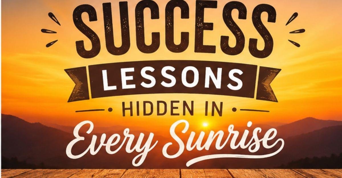 13 success lessons hidden in every sunrise with motivational quotes to inspire your day