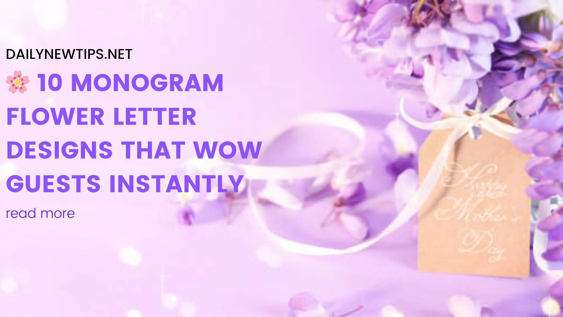 🌸 10 Monogram Flower Letter Designs That Wow Guests Instantly