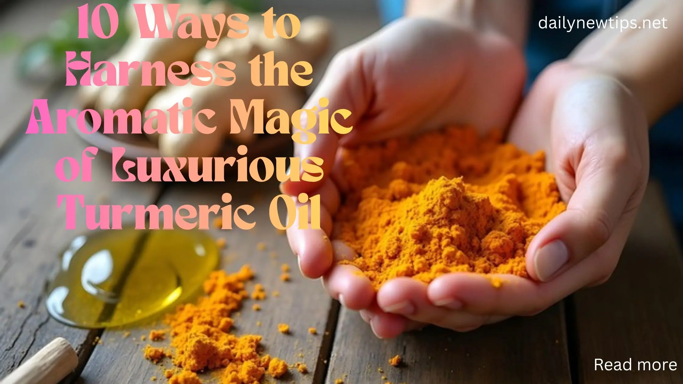 10 Ways to Harness the Aromatic Magic of Luxurious Turmeric Oil