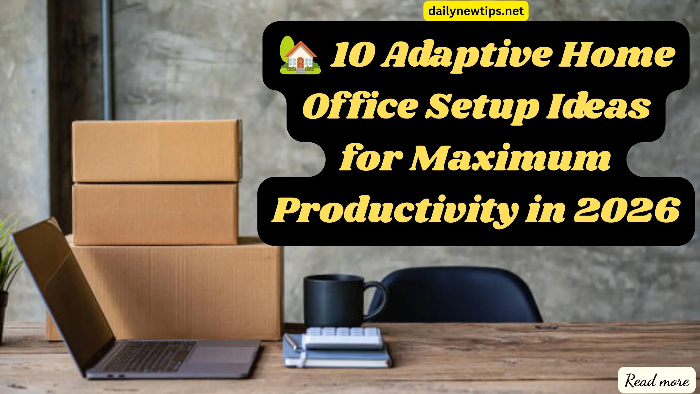 🏡 10 Adaptive Home Office Setup Ideas for Maximum Productivity in 2026