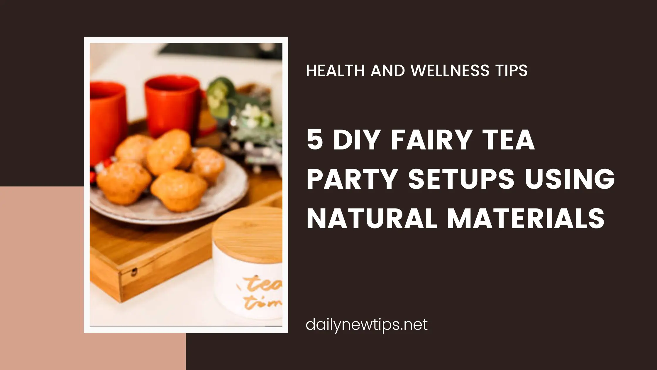 5 DIY Fairy Tea Party Setups Using Natural Materials