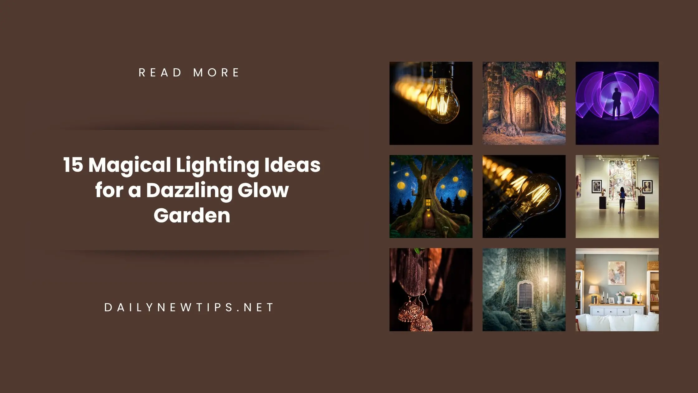 15 Magical Lighting Ideas for a Dazzling Glow Garden