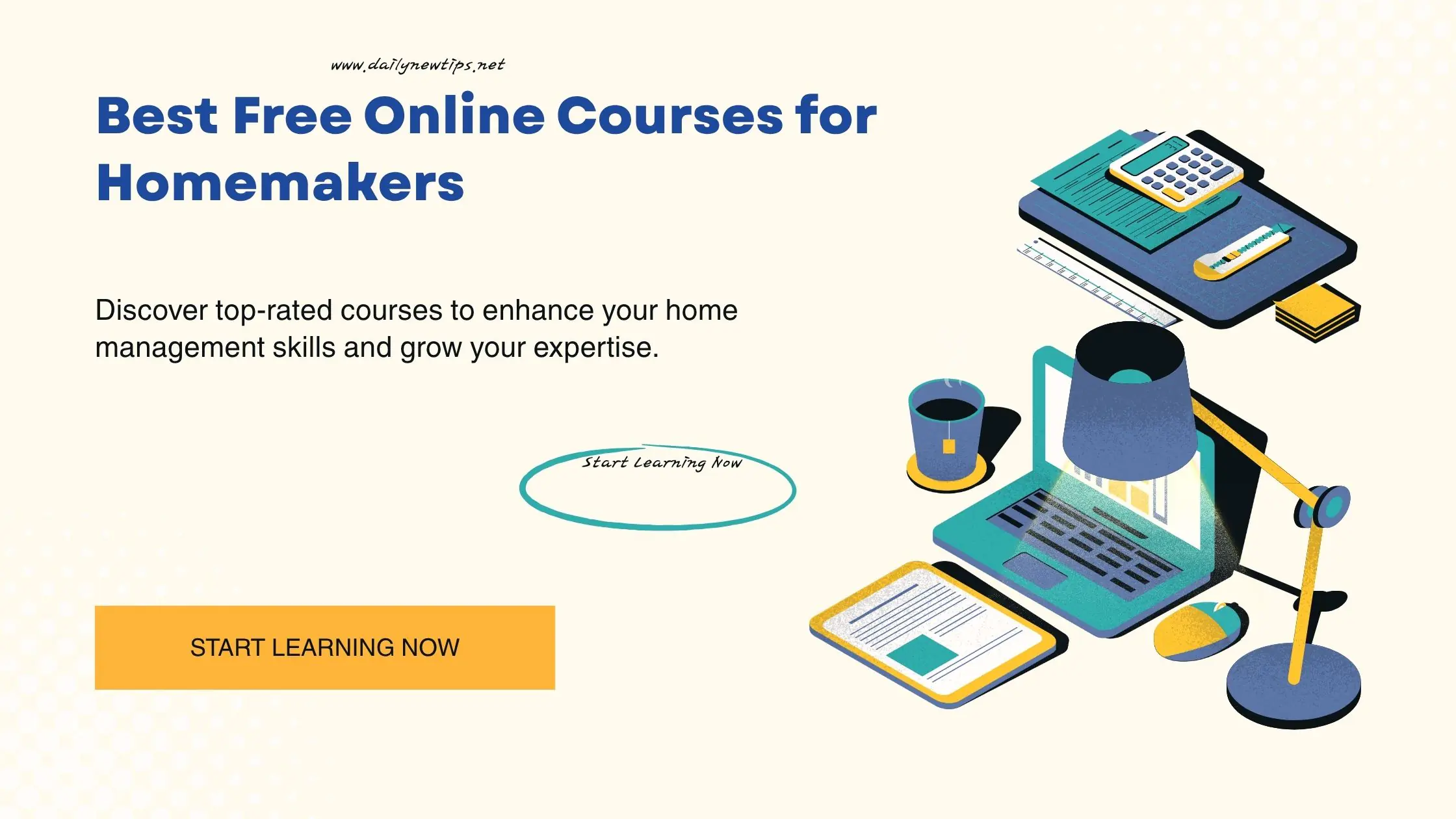 12 Best Free Online Courses for Homemakers to Learn New Skills from Home in 2026